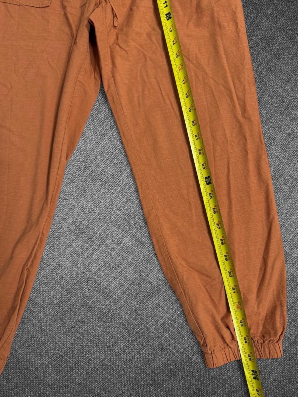 Shein Rust Brown Cotton Jogger Pants Petite Large - Picture 6 of 7